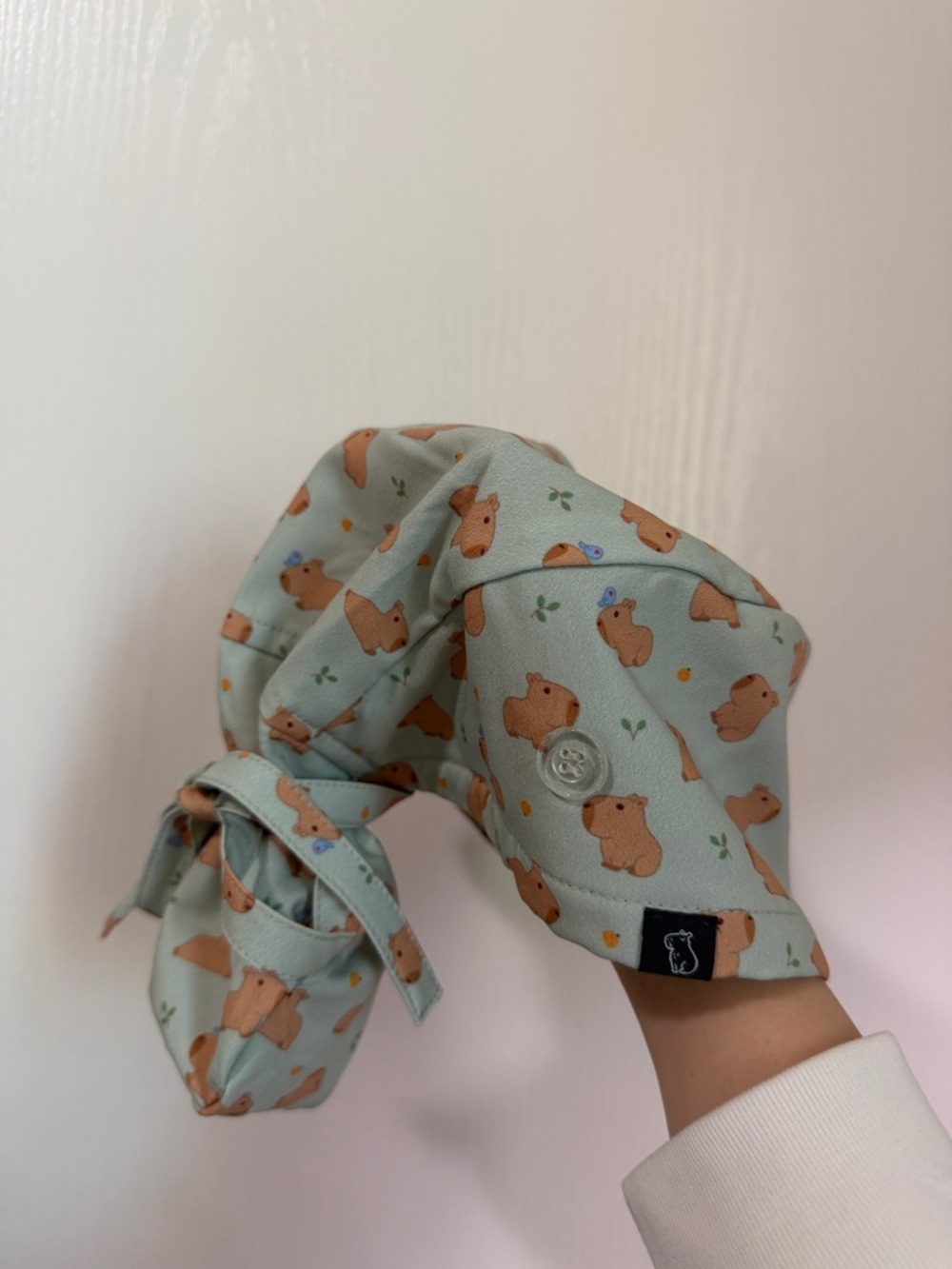 Capybara Scrub Cap - Picture 2 of 2